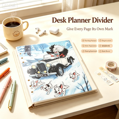 Cartoon Dog Acrylic Planner Divider