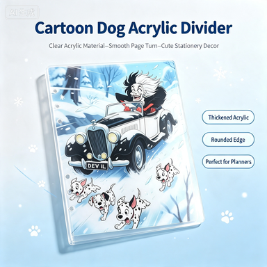 Cartoon Dog Acrylic Planner Divider